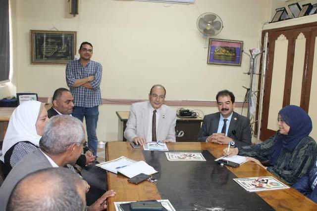 تعليم المنيا يستقبل ممثلي مؤسسة العباقرة للعلوم والتكنولوجيا