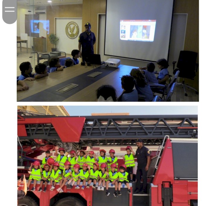 طلبة المدارس في ضيافة الحماية المدنية بسوهاج والاسكندرية