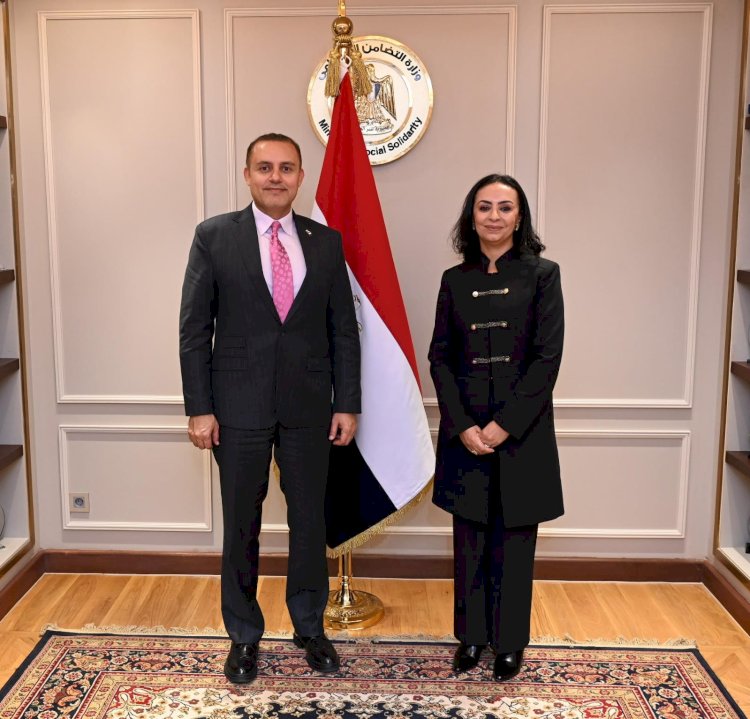 مايا تبحث التعاون مع سفير قطر