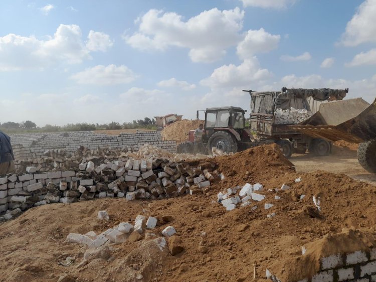 جهود الاستصلاح اكتوبر الماضي