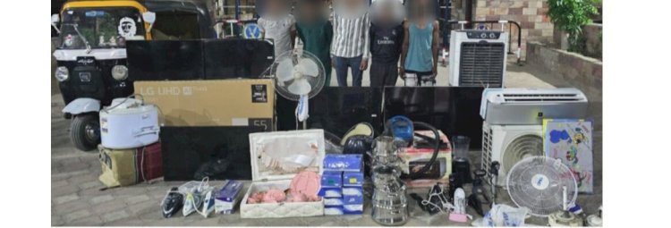 ضبط تشكيلان سرقة المساكن والدراجات والتليفونات باربعة محافظات