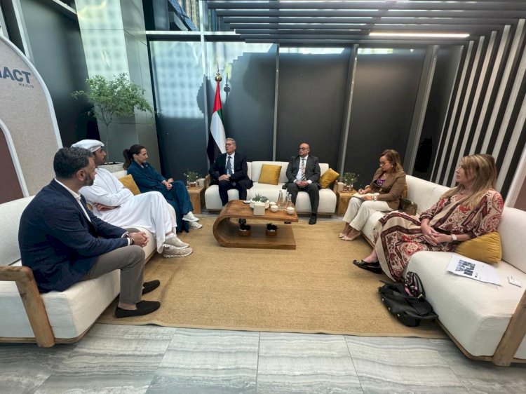 بدوي يلتقي رئيس" انترناشونال ريسورسز" علي هامش "اديبك ٢٠٢٤"