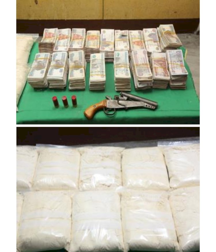 ضبط" بودر اصطناعي " قيمته اكثر من ٢٥ مليون جنيه بالجيزة والقليوبية