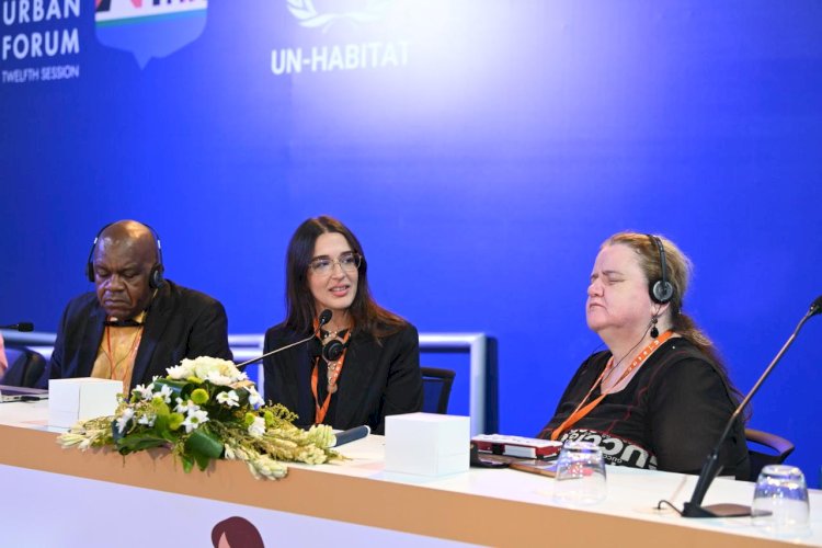 "مايا"  تتلقى تقريرًا عن مشاركة الوزارة في المنتدى الحضري العالمي