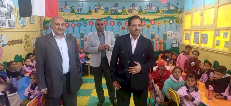 جولات ميدانية مكثفة لمتابعة انتظام الدراسة والانضباط علي مدارس ابوتشت