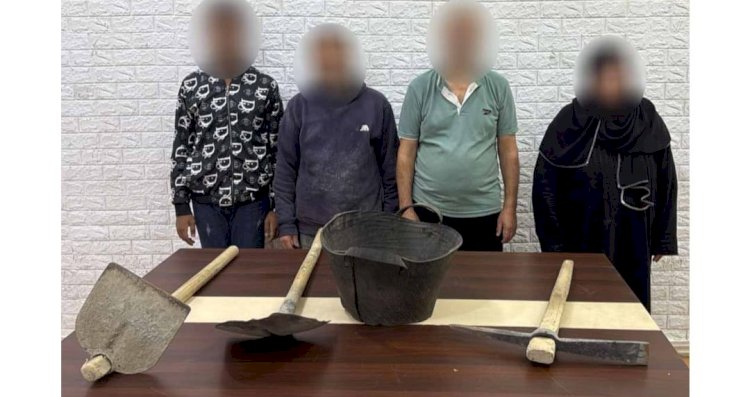 إحباط محاولة للتنقيب عن الآثار 