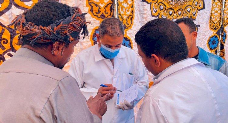 مستقبل وطن ينظم أكبر قافلة بيطرية لدعم مربي الماشية بمركز قوص