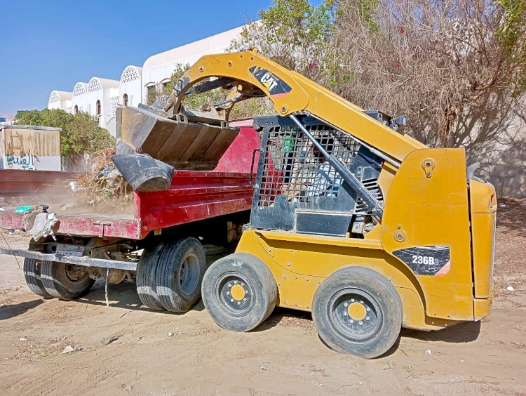 الوحدة المحلية تطويرالشوارع والحدائق العامة بالكوثر بسوهاج