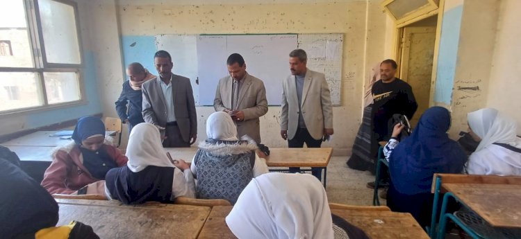 قاصد يتابع الانضباط التعليمي بمدرستي سمهود الإعدادية بنات وسمهود ذات الفصل الواحد