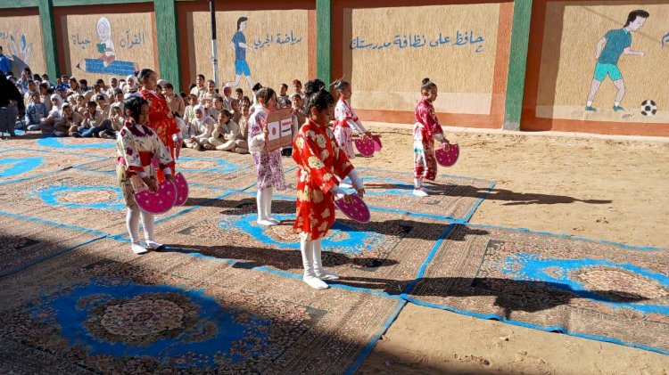 مدير تعليم كفر الشيخ يشارك في فعالية اليوم الرياضي اندوكاي بمدارس بيلا