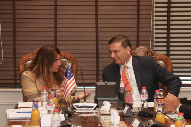 "فاروق وهيرو"يبحثان  العلاقات الزراعية الثنائية بين مصر وامركا