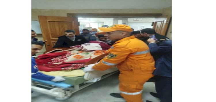 الحماية المدنية تنقل ربة منزل للمستشفي بالمنوفية