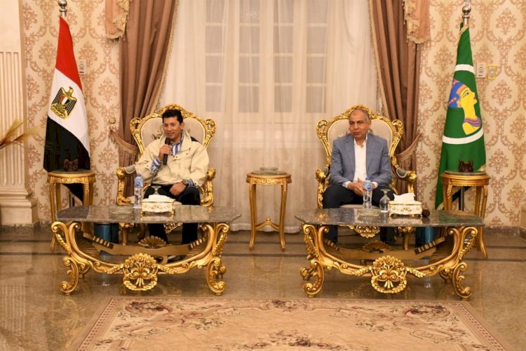 وزير الرياضة يلتقى أعضاء مجلسى النواب والشيوخ بالمنيا