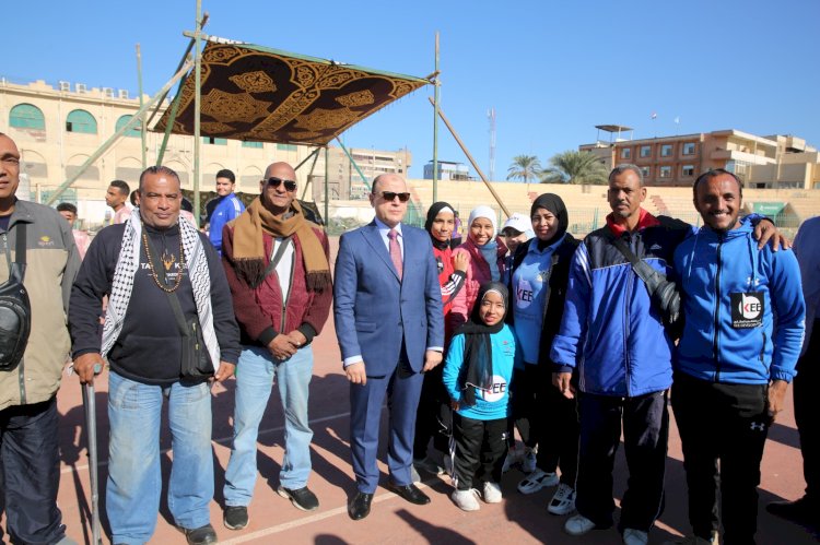 محافظ كفرالشيخ  يفتتح بطولة ألعاب القوى البارالمبية لذوي الهمم