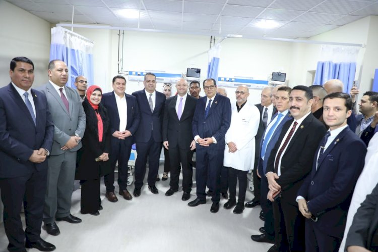 محافظ بني سويف يفتتح وحدة العناية المركزة للأطفال بمستشفى الفشن