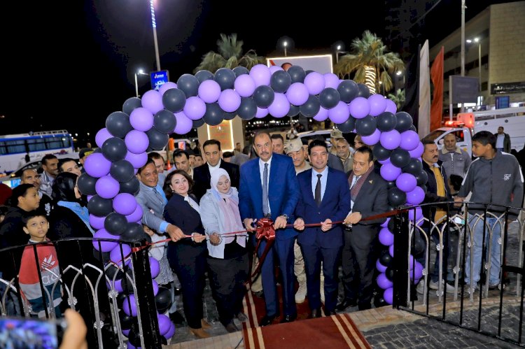 محافظ سوهاج يفتتح ميدان عبد الناصر بعد تطويره