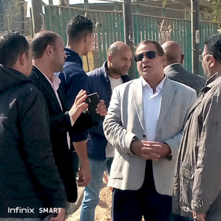 الهوارى  يتفقد أعمال المرحلة الثانية للكورنيش بأرمنت