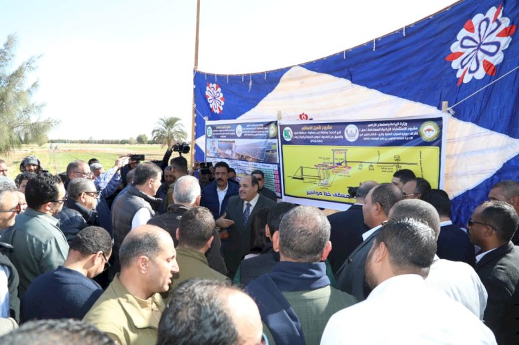 افتتاح محطة مطورة للري باستخدام الطاقة الشمسية بسمالوط