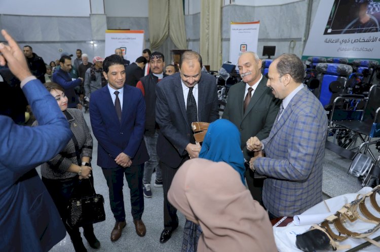 محافظ سوهاج يتفقد القافلة الطبية لدعم ذوي الإعاقة