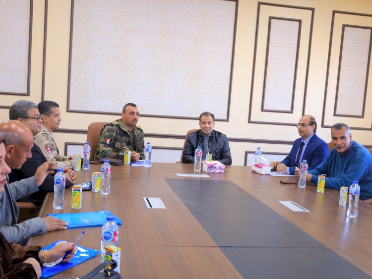 جنوب الوادي الاهلية تستقبل لجنة من منطقة تجنيد وتعبئة قنا