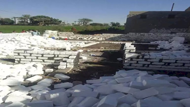 إزالة تعديات على أراضي زراعية بـ 6 قرى في المنيا