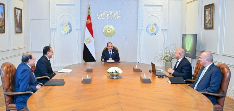السيسى يوجه بمواصلة تسريع وتيرة تنفيذ مشروعات المحاور اللوجستية التنموية