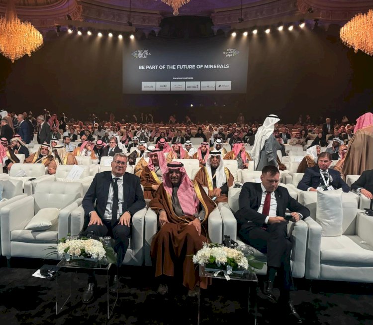وزﯾـﺮ اﻟـﺒﺘﺮول يشارك ﻓـﻌﺎﻟـﯿﺎت اﻓـﺘﺘﺎح مؤتمر التعدين الدولى بالسعودية