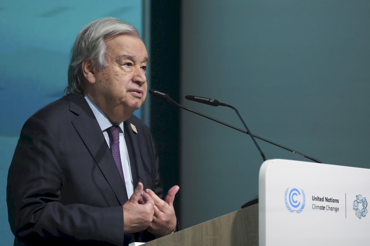 جوتيريش : لابد من اغتنام فرصة وقف إطلاق النار لتحقيق مستقبل أفضل