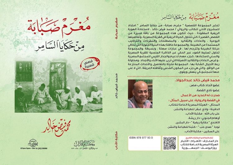 مغرم صبابة ..مجموعة قصصية جديدة للروائى محمد فيض خالد