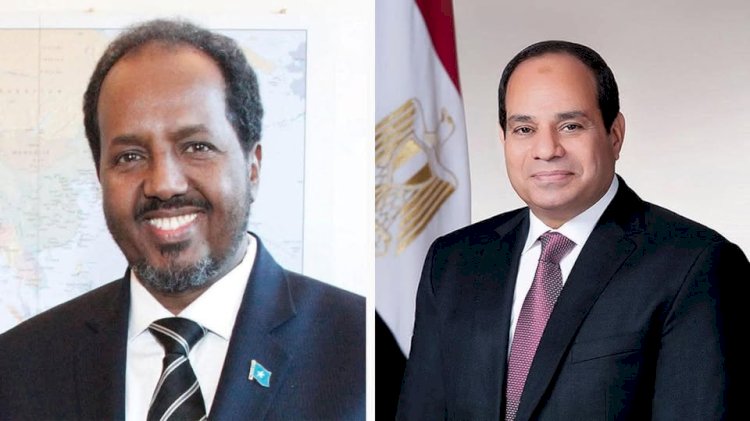 السيسي يستقبل نظيره الصومالي