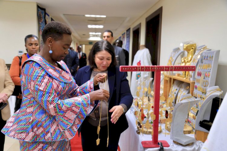 سيدة كينيا الأولي تزور وزارة التضامن بالعاصمة الادارية الجديدة