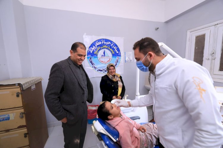 جامعة كفرالشيخ..اطلاق قافلة طبية توعوية شاملة لقرية متبول