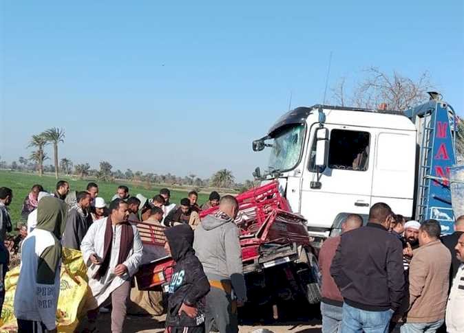 إجراء تحاليل تعاطي مخدرات لسائقي مركبات حادث تصادم المنيا