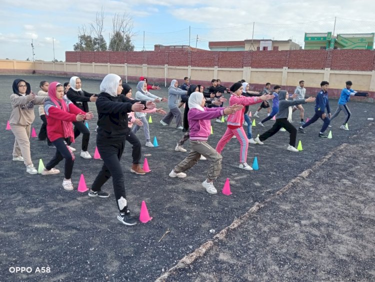 100 مشارك بمراكز اللياقه البدنية ضمن مبادرة  لياقة المصريين  بكفر الشيخ