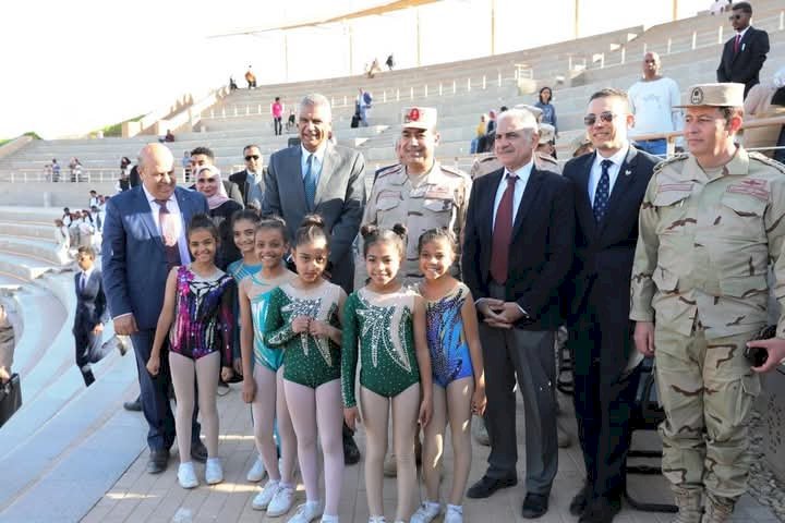 طلاب جامعة أسوان يشاركون في معسكر الإيواء ضمن مشروع صقر 145