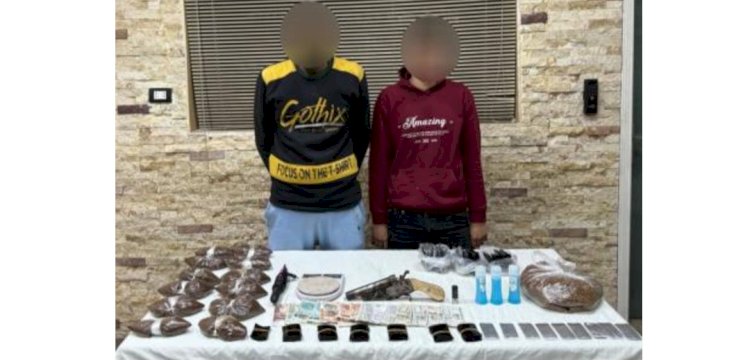 ضبط عاطلين لقيامهما بتصنيع المخدرات بالقاهرة