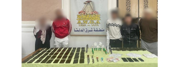 ضبط كميات كبيرة بحوزة متهمين بالاسكندرية وشمال سيناء