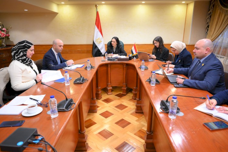   وزيرة التضامن تلتقي رئيس مكتب منظمة الهجرة الدولية في مصر