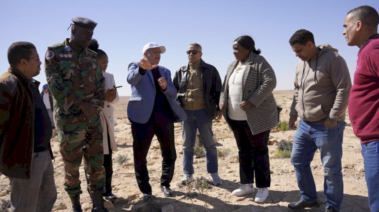 مركز التنمية المستدامة لموارد مطروح يستقبل وفد زامبي  لتعزيز التعاون