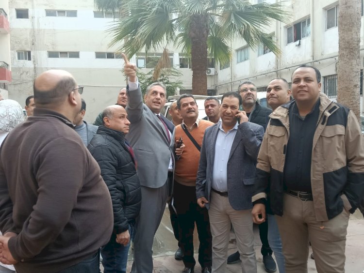 وكيل وزارة الصحة بكفرالشيخ يتفقد مستشفى دسوق العام