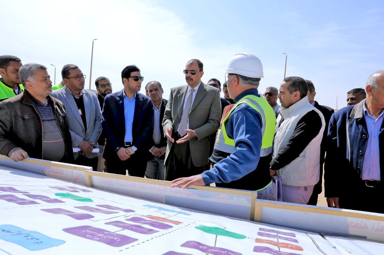 محافظ سوهاج يتفقد سير العمل بمشروع إنشاء محطة معالجة الصرف الصحي بالمنشاة