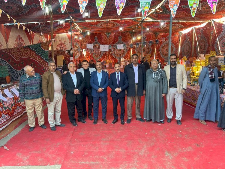 الغرفة التجارية بسوهاج  تفتتح معرض اهلا رمضان بالبلينا