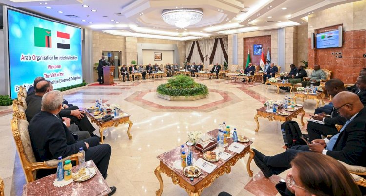 وزير الصحة الزامبي في ضيافة الهيئة العربية للتصنيع