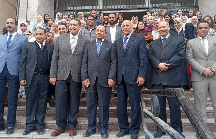 طلاب حقوق جنوب الوادي في زيارة ميدانية لمحكمة الجنايات بقنا