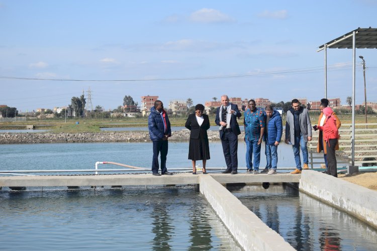 وزارة المصايد والثروة الحيوانية بزامبيا في ضيافة المركزي لبحوث الاسماك