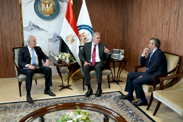 وزير البترول يستقبل رئيس شركة أبكس العالمية