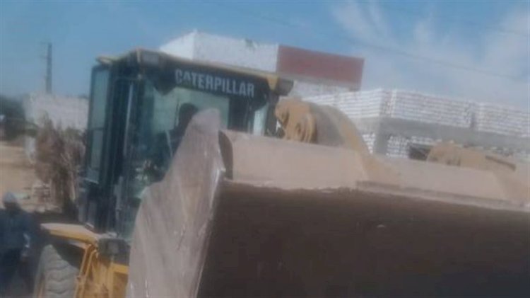 إزالة 15 حالة تعدٍ بالبناء المخالف بالمنيا