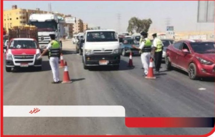 ضبط 554 مخالفة لقائدى الدراجات النارية لعدم إرتداء الخوذة