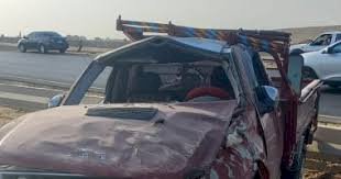 إصابة 13 عاملا في حادث انقلاب سيارة بالمنيا