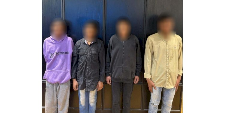 القبض علي الصبية المتهمين بإلقاء أكياس مياه علي سيارة سيدة بدمياط